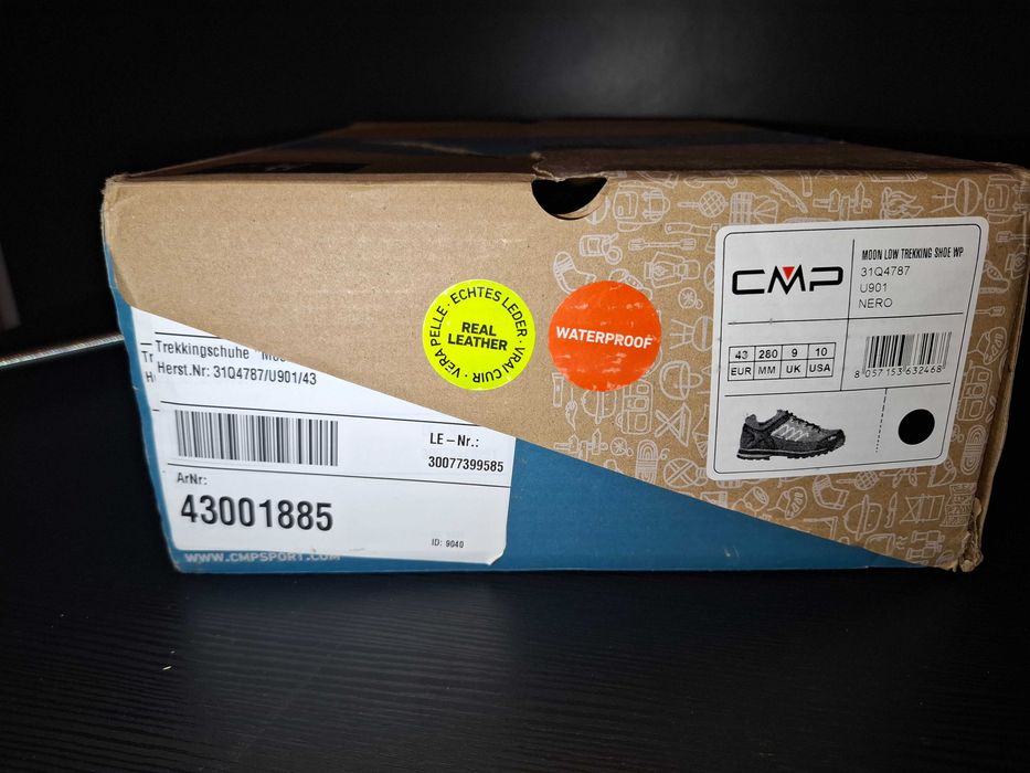 Мъжки планински обувки, водоустойчиви и дишащи, СМР - Италия