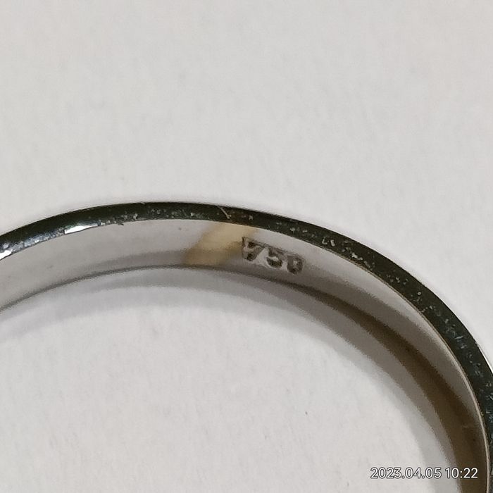 Vind inel din aur 18kt cu diamante 0,24ct