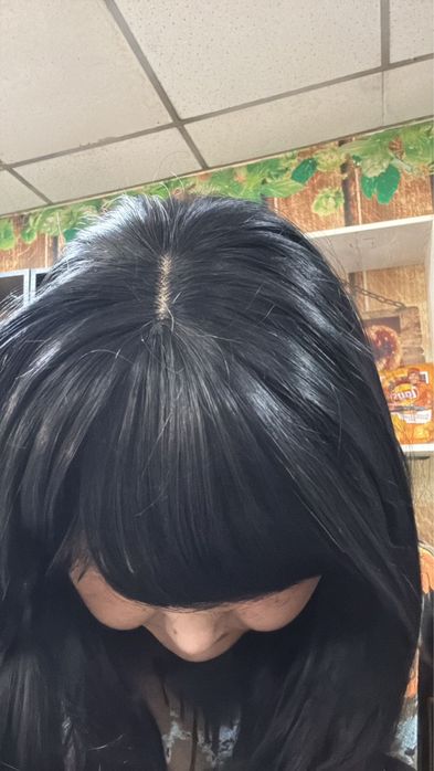 Макушка с челкой