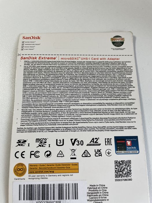 Card MicroSD SANDISK Extreme 512GB Sigilat