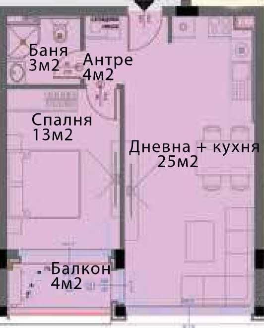 Продава се Двустаен апартамент в София, Модерно предградие - 67 кв.м за 1306 €/кв.м - Снимка #2