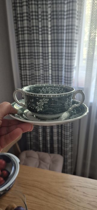 Винтажная бульонная пара Spode