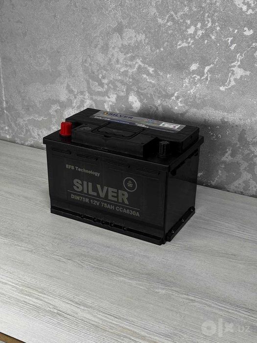 Silver 12V 75Ah 650EN treker kaptiva malibu onix monza