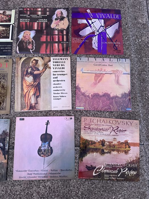 Vând colecție discuri vinil – muzică clasică