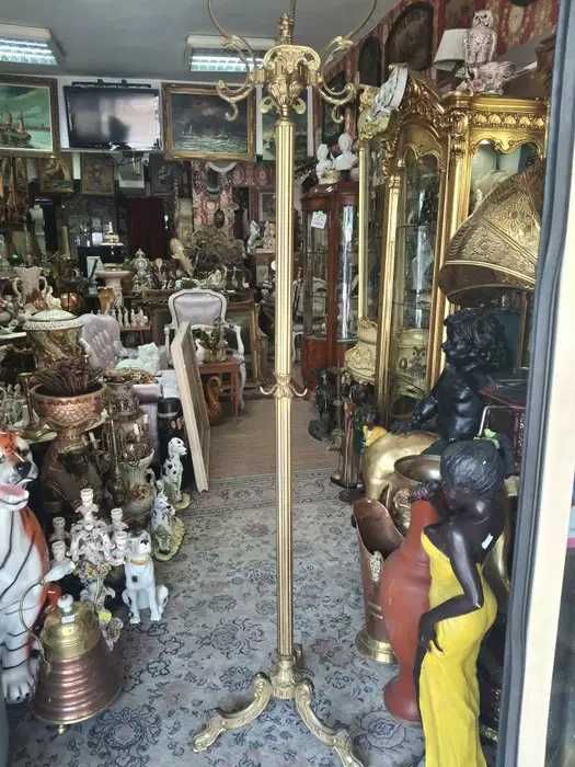 Винтидж закачалка - бронзова , стояща