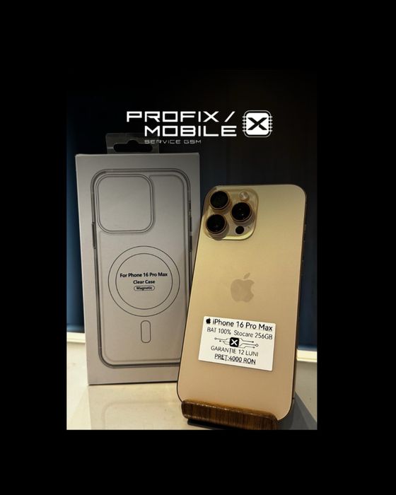 iPhone 16 Pro Max 256GB Impecabil/Garantie/ Rate/ Avans 0