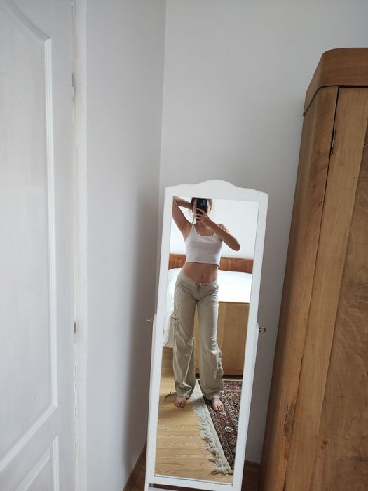 Pantaloni damă low waist Woolrich