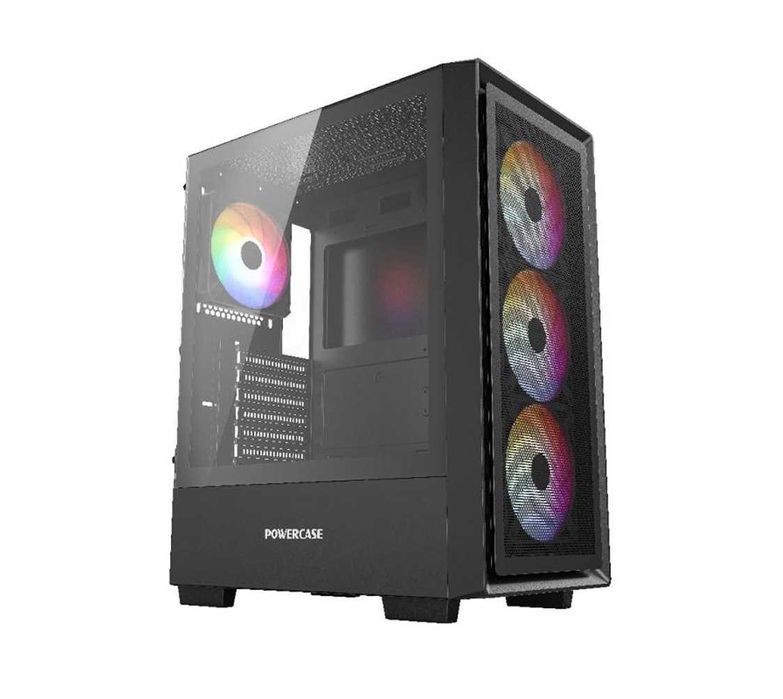 Игровой корпус Powercase Mistral AY4B ARGB (4 вентилятора)