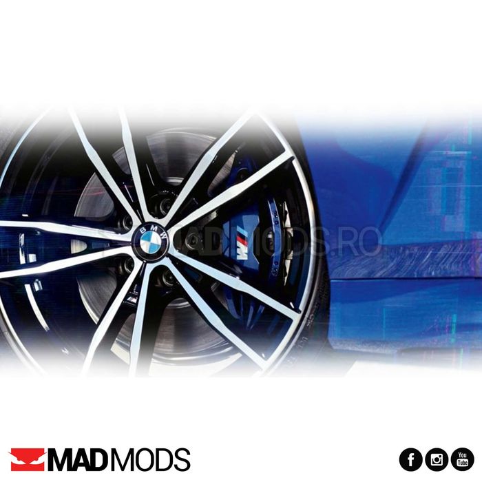 Set 4 capacele jante BMW 68mm, 60mm, 56mm Seria 1 2 3 4 5 6 7 8 X i