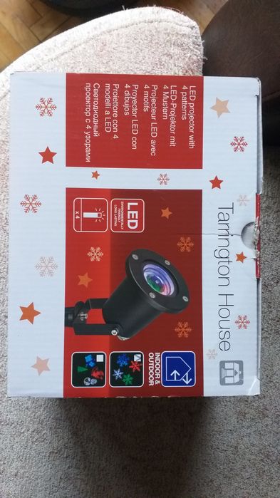 Лед коледен проектор за стена