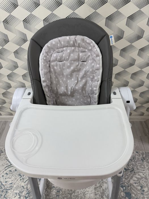 Электрокачеля/ стульчик для кормления 3в1