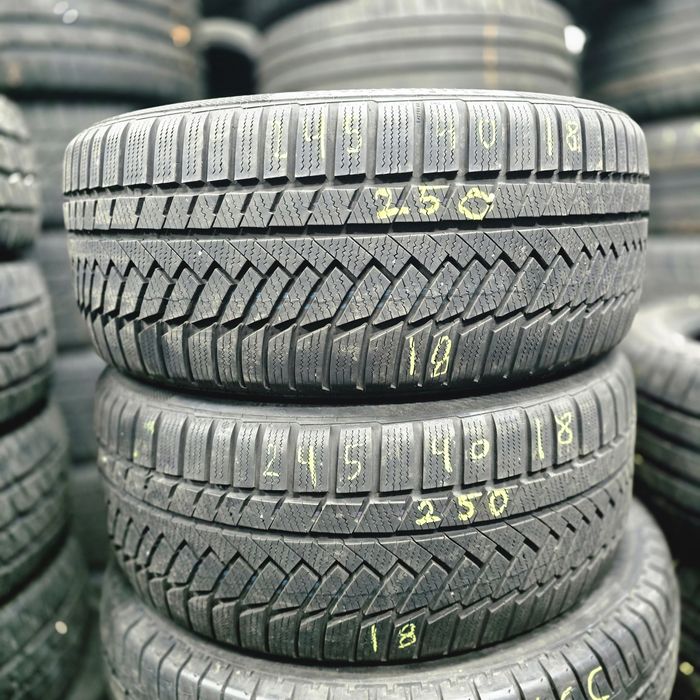 2x 245/40/18 M+S CONTINENTAL 2018 Stare excelentă