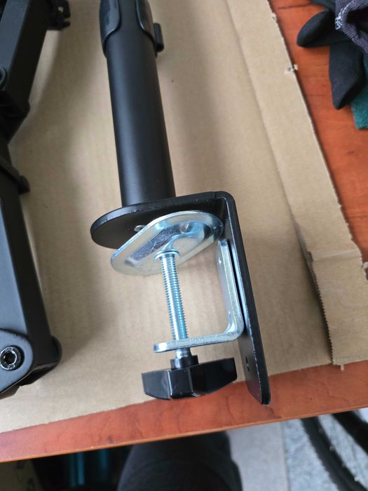 Професионална Двойна Стойка за Монитори HAMA (VESA) – За Бюро