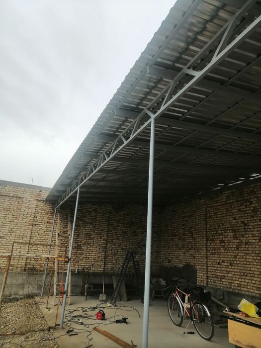 Услуги сварщика навес перила решётки лестнице любие услуги