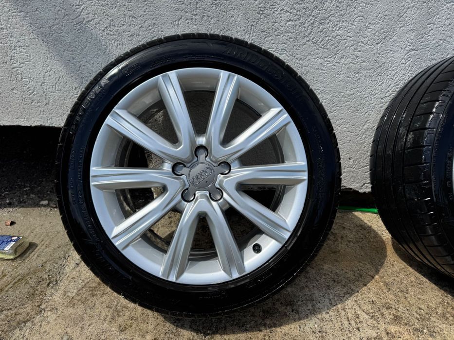 Оригинални джанти AUDI 18 цола + ЛЕТНИ ГУМИ BRIDGESTONE