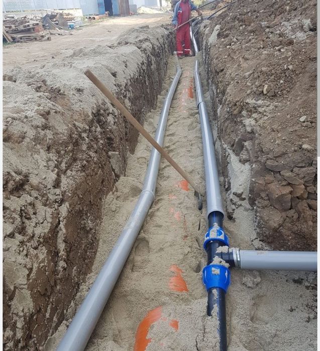 Firmă cu experiență efectuam branșamente și săpături