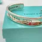 Bratara Tiffany argint 925 40.2g 16.5 cm inclusiv spatiul