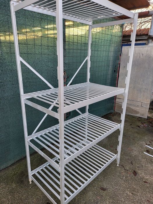 Vand rafturi pt bucatarie / camera frigorifica din aluminiu modulare