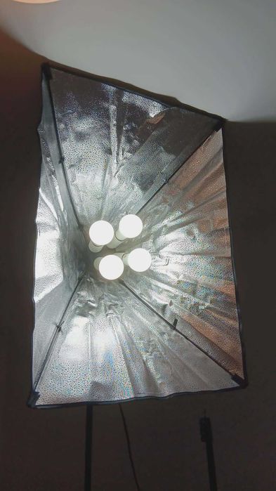 Softbox cu trepied reglabil 200 cm [3 bucati]