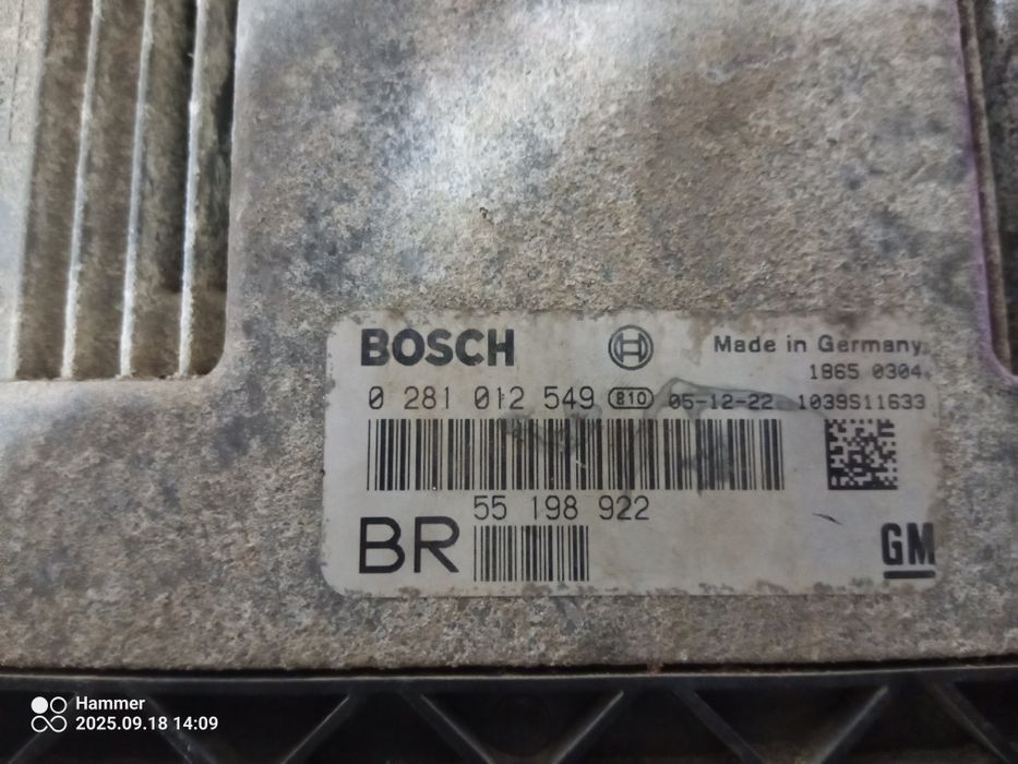 Компютър за opel zafira b 1.9 150 конски сили