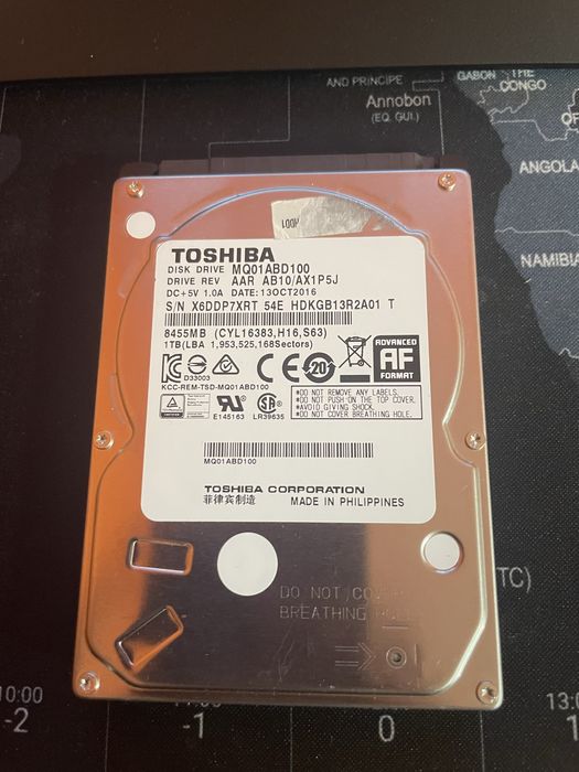 Хард диск 1TB  Toshiba