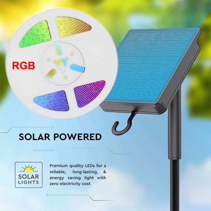 Соларна RGB LED лента