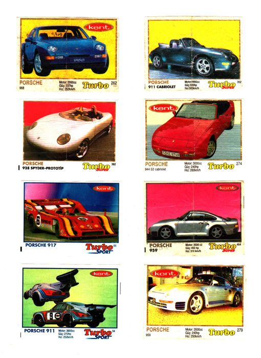 Вкладыши TURBO СПЕШИТЕ ОСТАЛОСЬ 52 штуки Вкладыши от жвачки TURBO