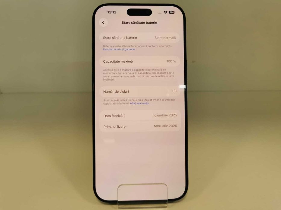 Telefon Apple Iphone 17 Pro Max 256Gb (Ag8 Tudor/B74924) – Garantie 2 Ani!