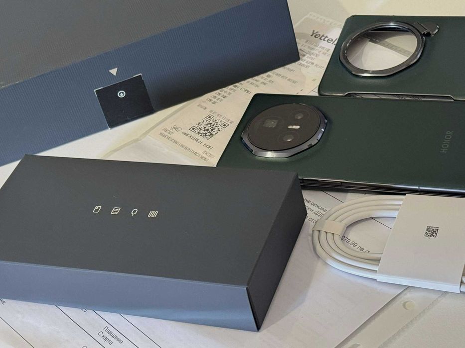 3г.Гаранция! Бартер! Honor Magic V3 512/12GB Tundra Green (Зелен)