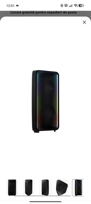 Schimb boxa activa Samsung cu amplificator sau subwofer auto