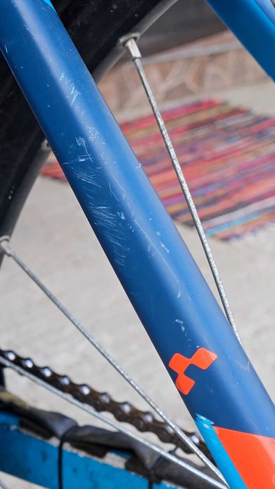 Cube Aim 2021 transformat în dirtjumper