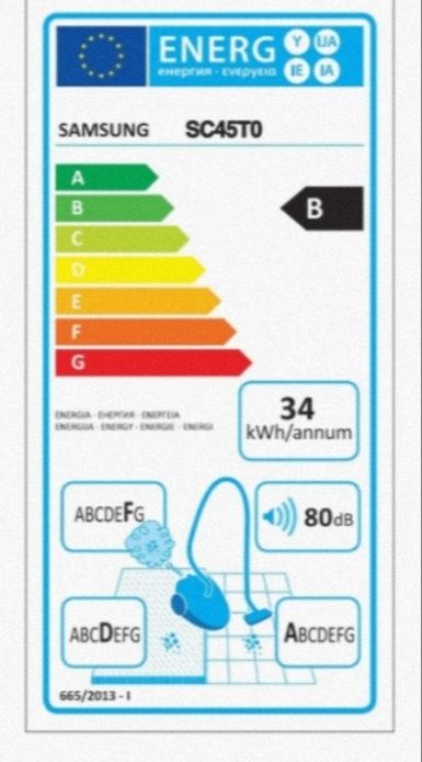 Прахосмукачка Samsung с контейнер