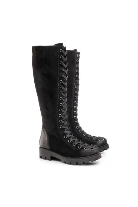 Cizme piele fara toc Musette