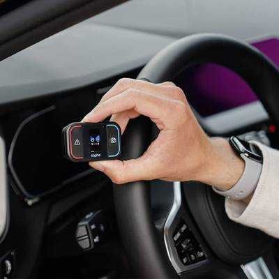 Alarma Trafic Saphe Drive Mini, Avertizare radar si pericole, Bluetooth, Black