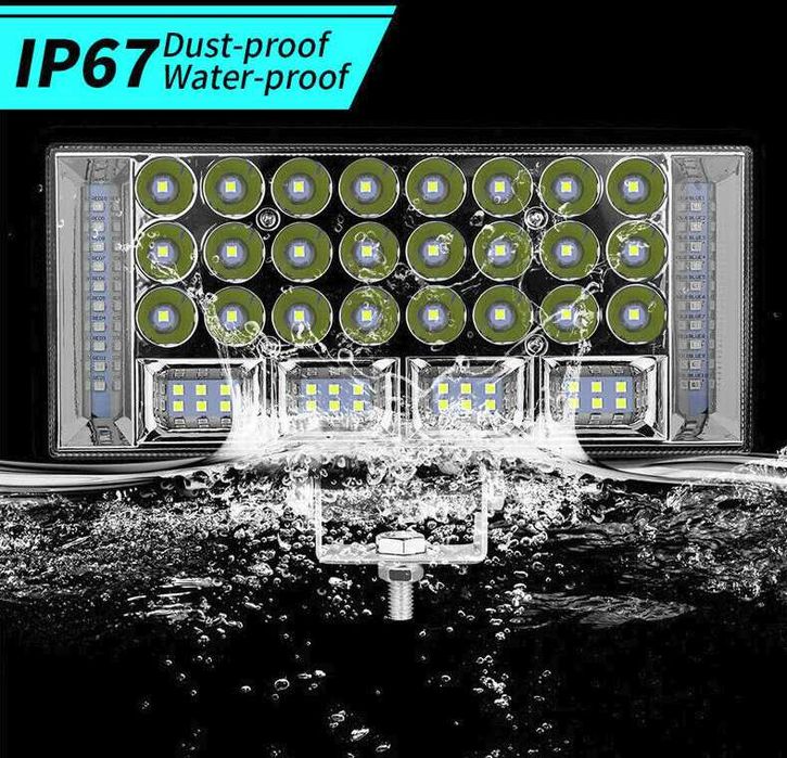 ЛЕД / LED Халоген 144W- фар прожектор работна лампа 12/24V