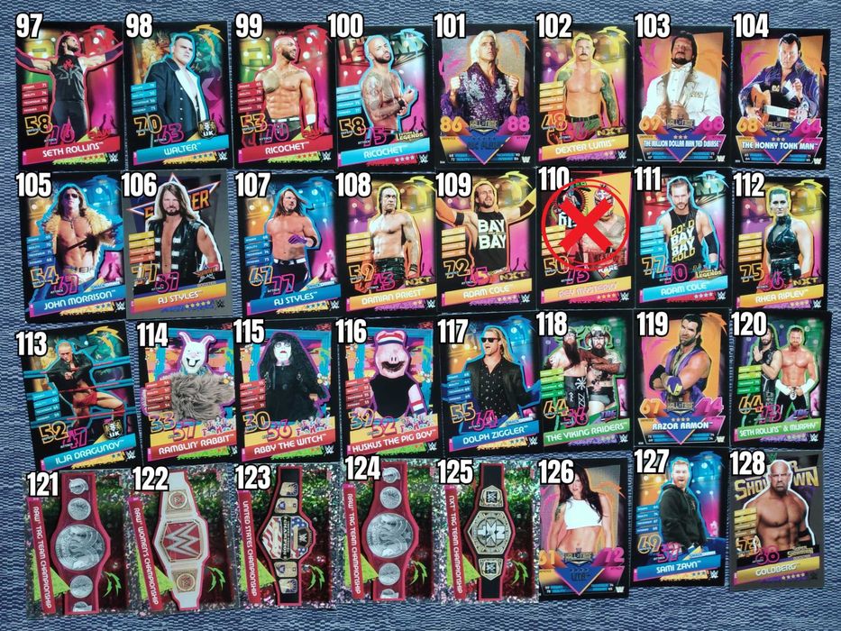 WWE Trading Cards Картички Кечисти John Cena HHH Undertaker Rock Кеч