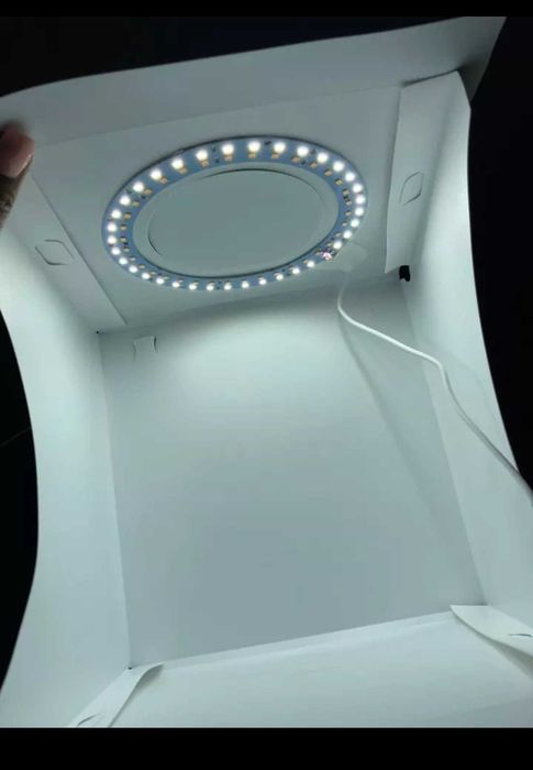 Кутия за снимки led осветление продуктова фотография softbox photo box