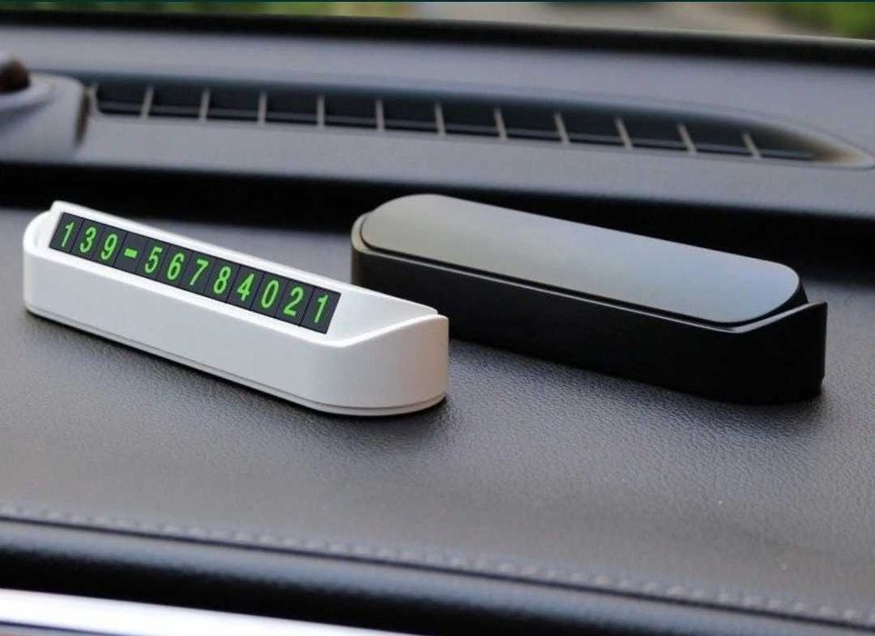 Vând suport afișare numar de telefon la auto