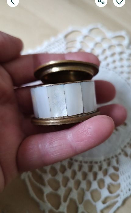 cutie sidef delicată, handmade