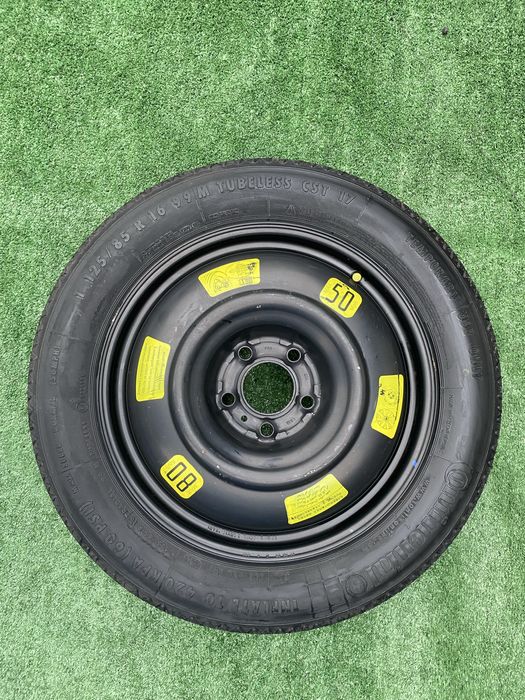 Roata de rezerva slim 125/85/R16 originala Peugeot 308 407 508 5X108