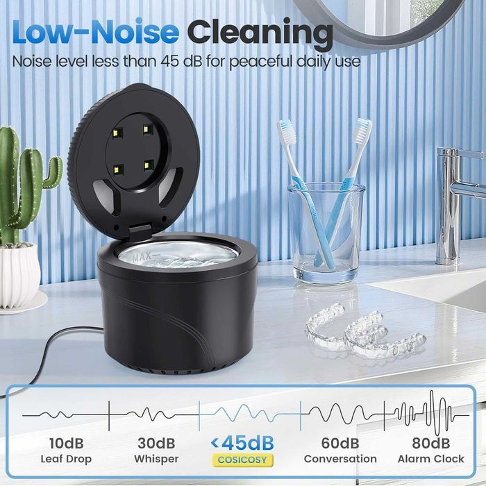 COSICOSY Ултразвукова почистваща машина за фиксатори с 4 режима, 45kHz