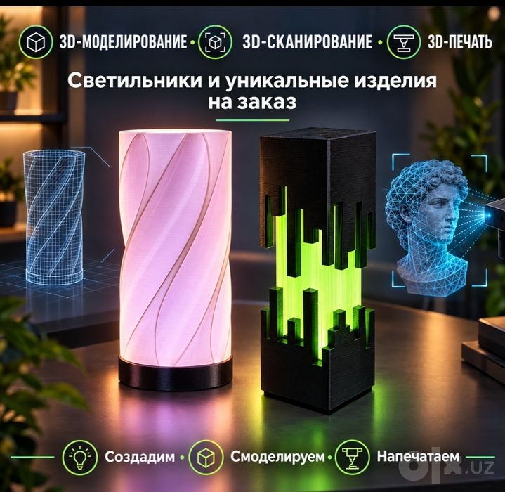 Светильники 3D моделирование