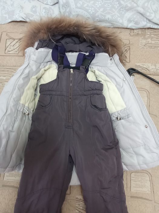 Зимний костюм на девочку рост 110