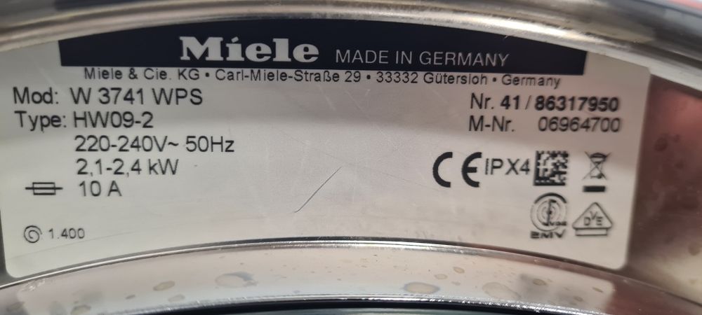 Пералня Miele W3741 WPS 6кг / 1400обр  А+