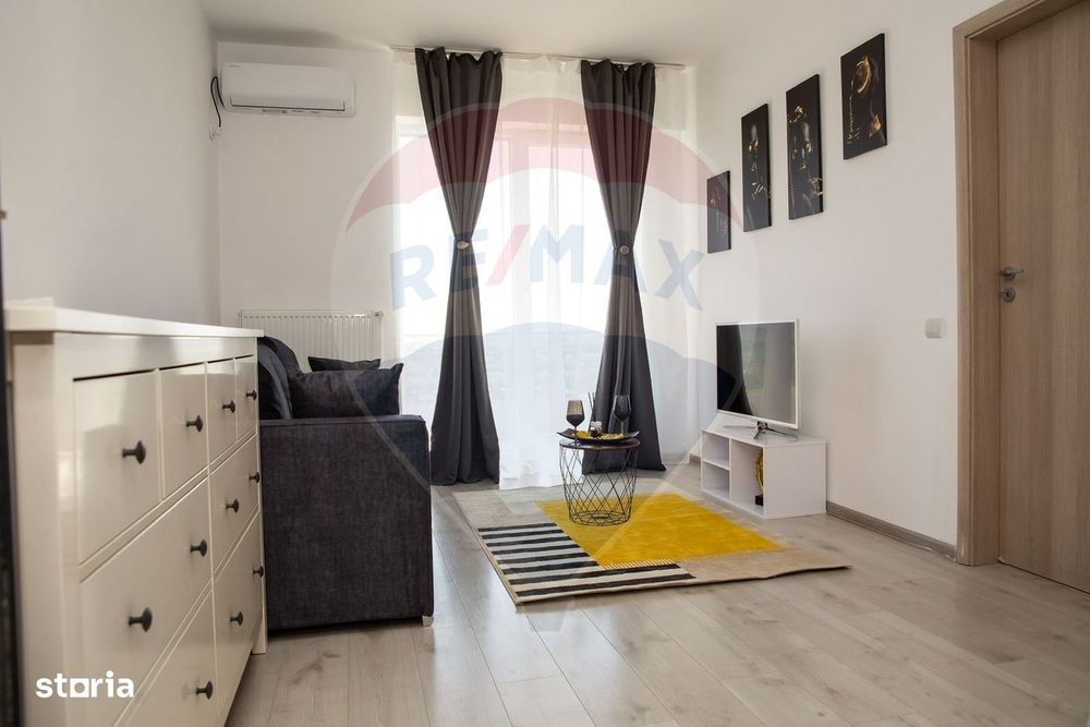 Chiajna | Garsonieră modernă cu balcon | Etaj 2 | Bloc nou