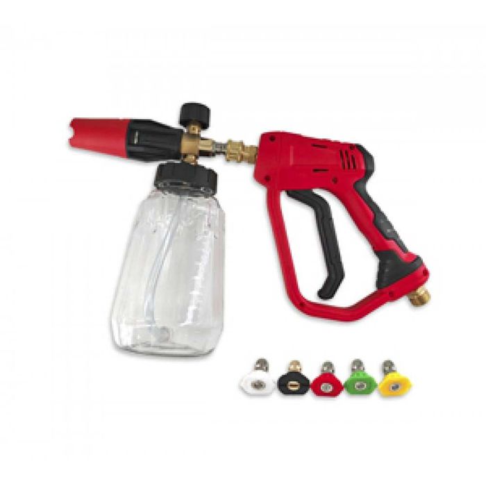 Пенообразувател с 5 дюзи и ръкохватка пистолет