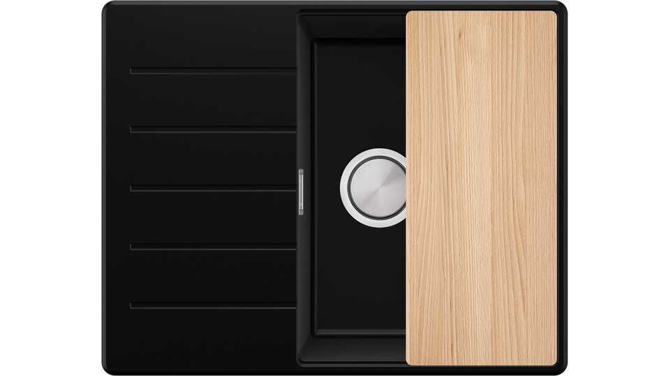 ПРОМО к-т мивка смесител сифон дозатор дърска без дос кухненска гранит