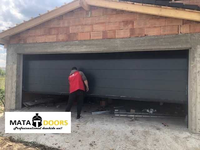 Usa L5xH2.5 gri.Usi garaj/hale/rezidentiale/industriale/sectionale