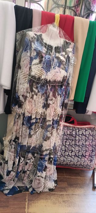 Летнее турецкое шифоновое платье.