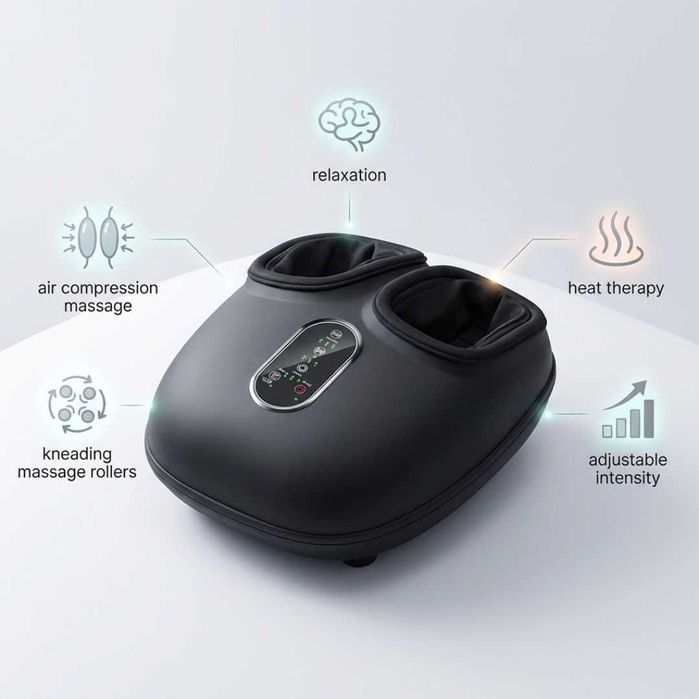 3D Шиацу електрически домашен масажор за крака ZENET 761